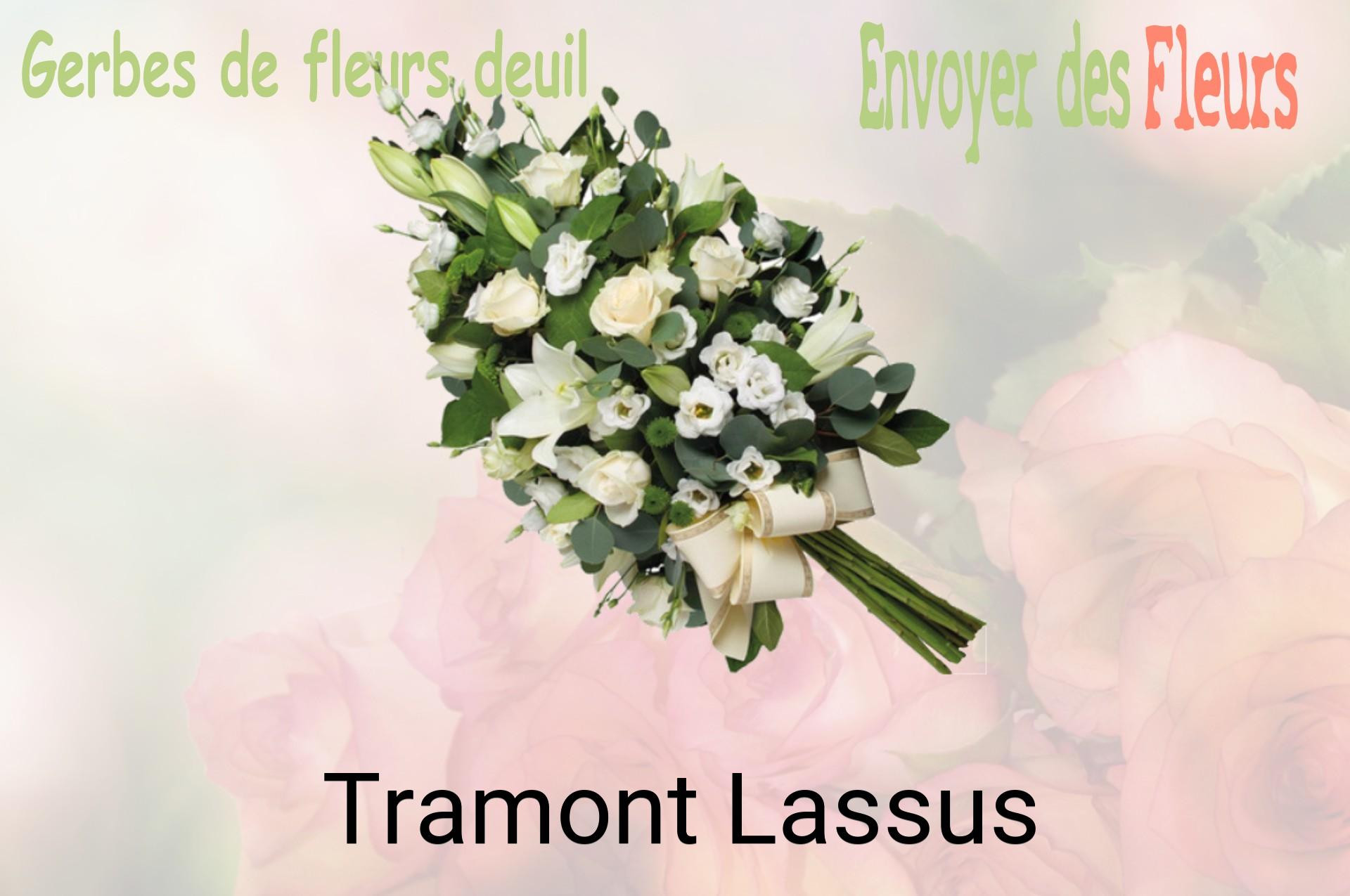 Gerbe de fleurs de deuil livrée à Tramont-Lassus